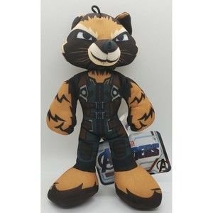 Marvel The Avengers Endgame Plush Rocket Raccoon Toy Plush Licensed 9”